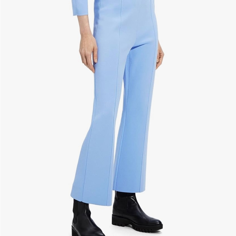 Theory Women's Light Blue Wide Leg Pant